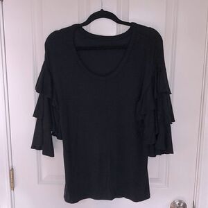 Black Maternity Blouse Size S